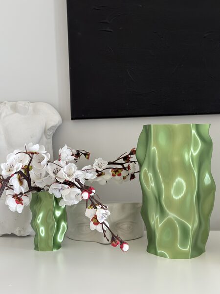 Ziedu vāze "Abstract Tropical Green"