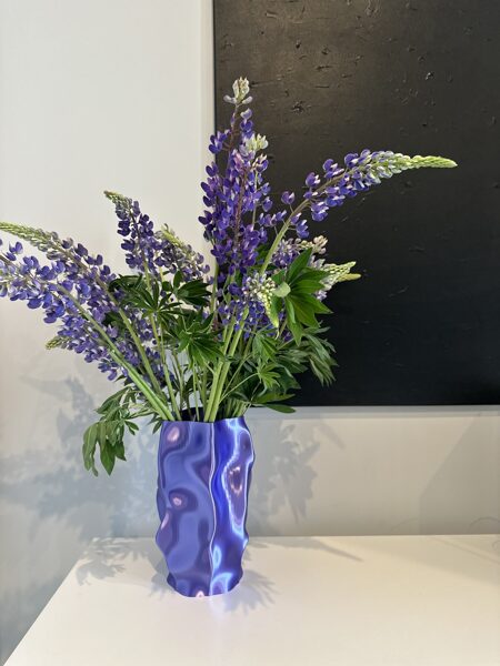 Ziedu vāze "Abstract Violet"