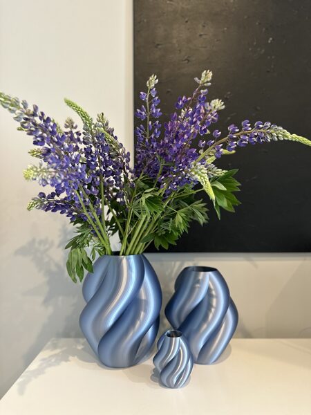 Ziedu vāze "Bubble Sapphire Blue"