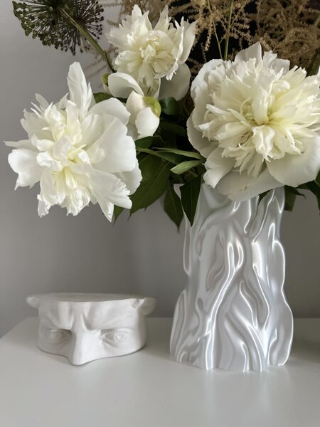 Ziedu vāze "Mirage White"